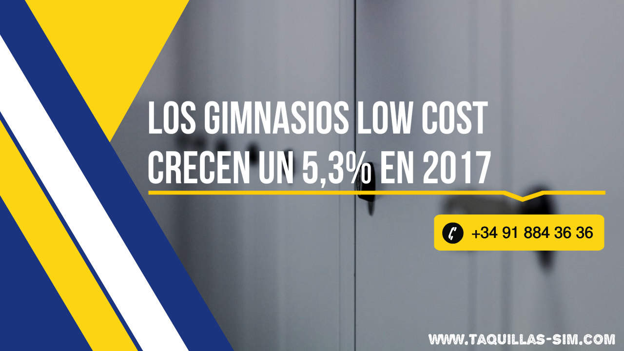 Los gimnasios Low Cost crecen un 5,3% en 2017