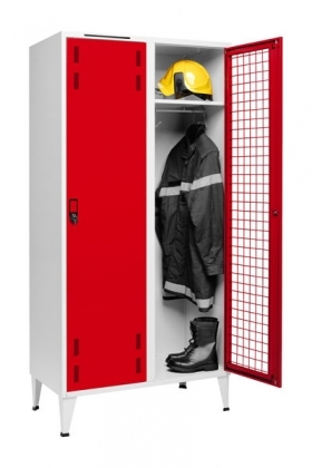 Taquilla de bombero para guardar uniforme húmedo 