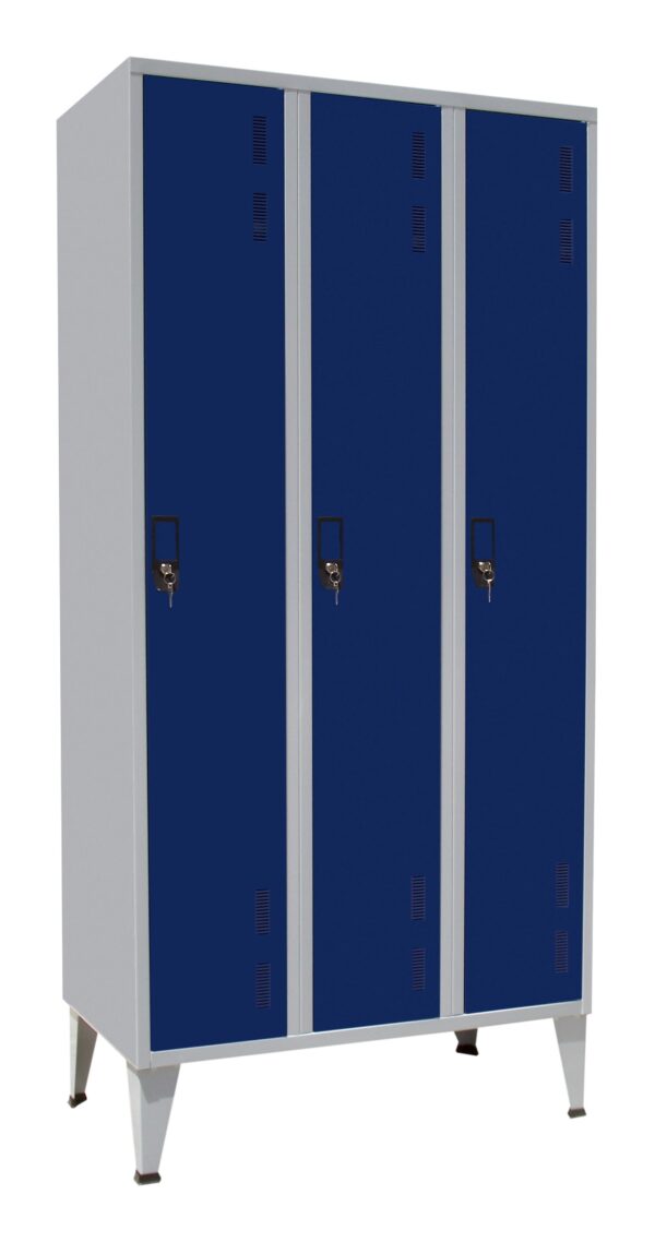 Taquilla metálica vestuario 3 puertas - Imagen 7