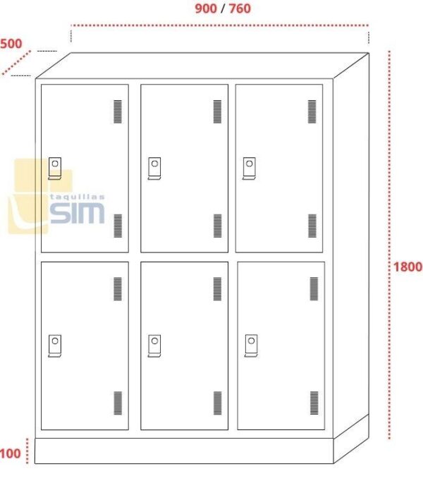 Locker de vestuario - Imagen 4