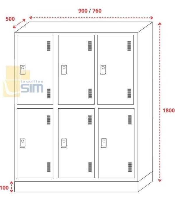 TAQUILLAS DE 6 PUERTAS - Imagen 3