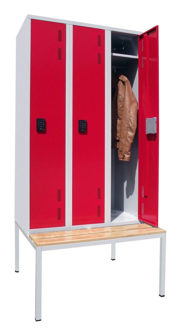 Taquillas con banco I tres puertas - Imagen 4
